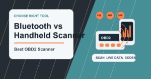 Bluetooth vs Handheld OBD2 Scanner